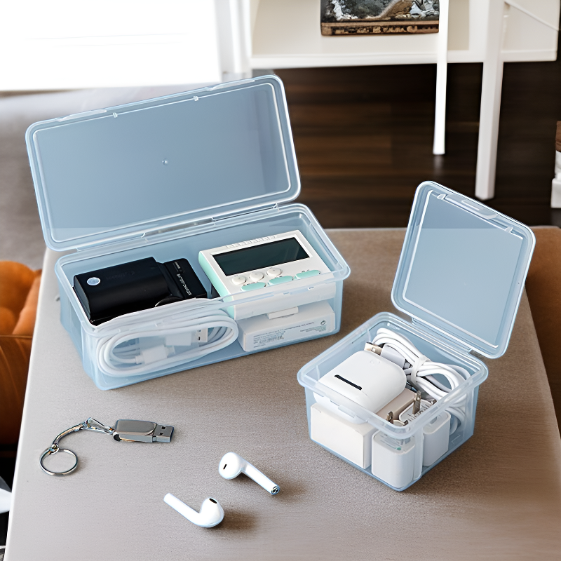 Portable data cable storage bag for home use