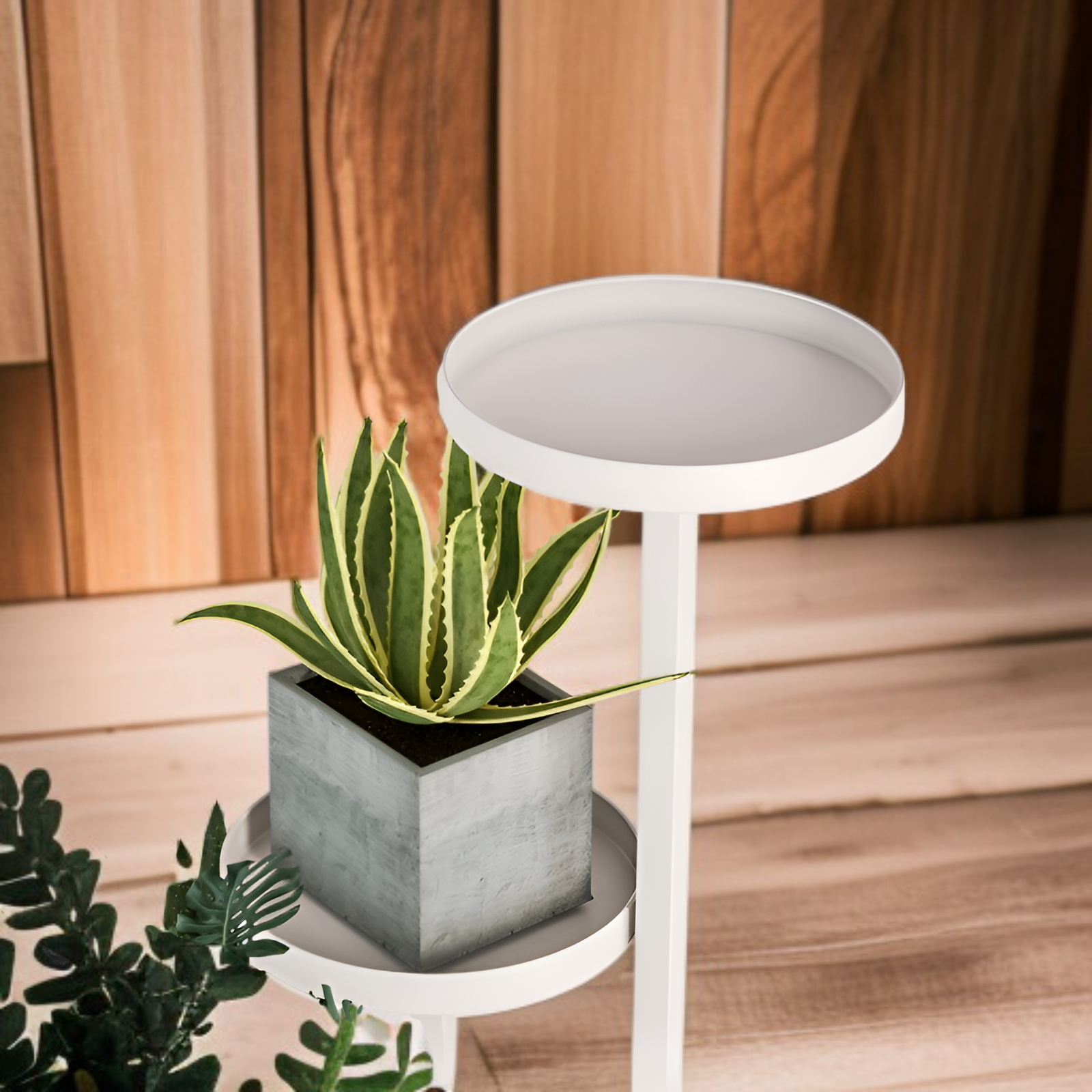 ดีไซน์ที่วางกระถางดอกไม้สวยงาม