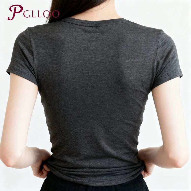 블랙 슬림핏 반팔 셔츠