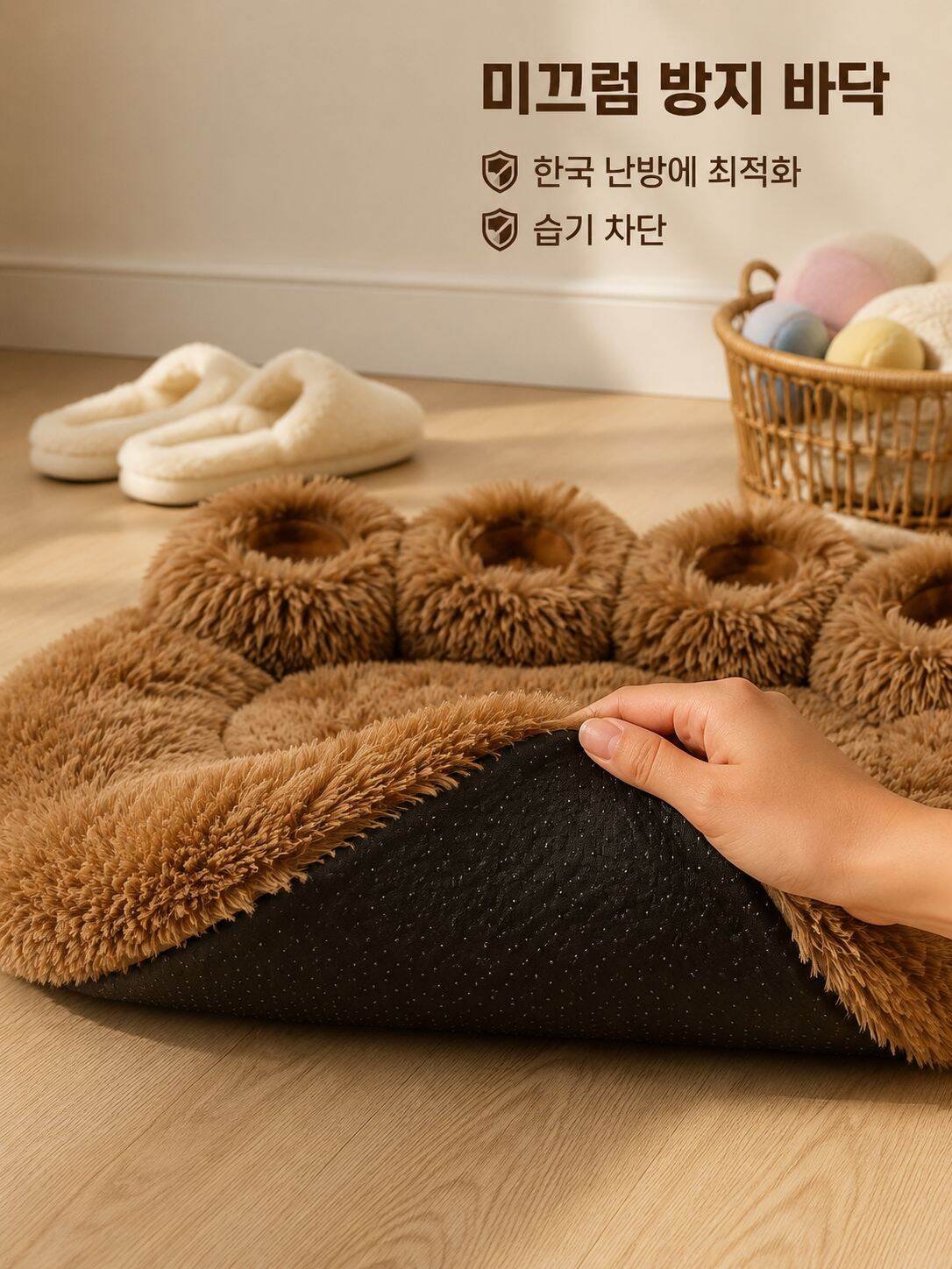 카툰 곰발바닥 반려동물 매트