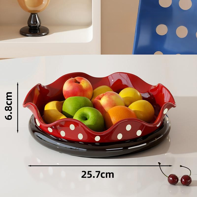 Rotatable fruit tray