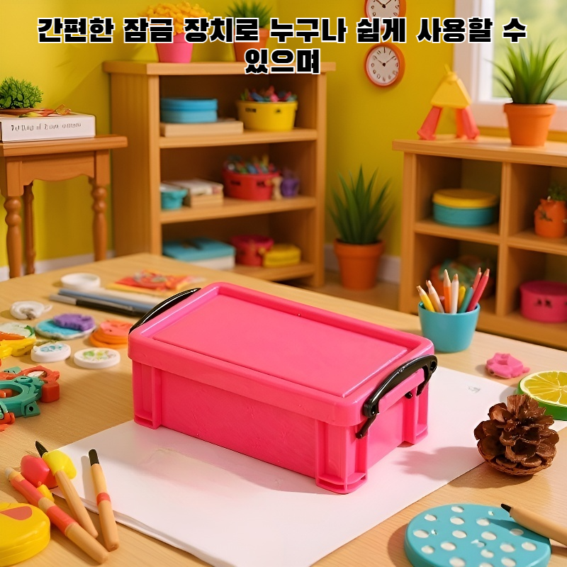 미니 잠금식 수납함