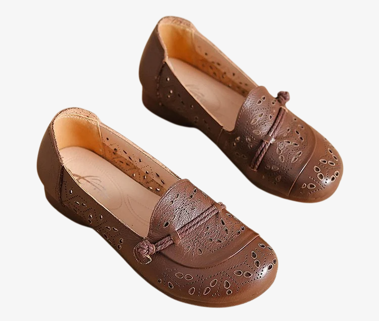 펀칭 샌들 착용 모습