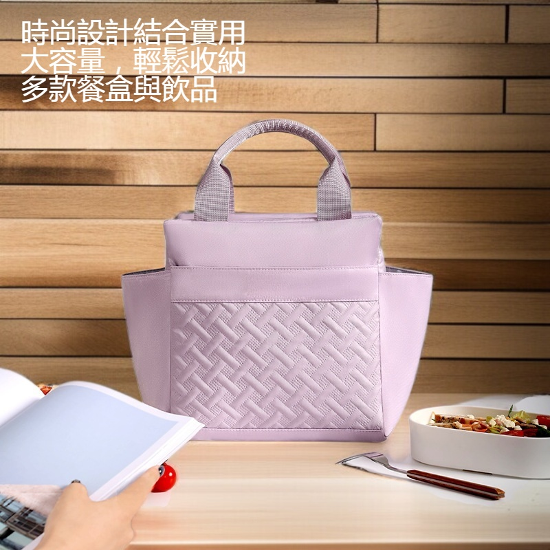 時尚大容量保溫便當包