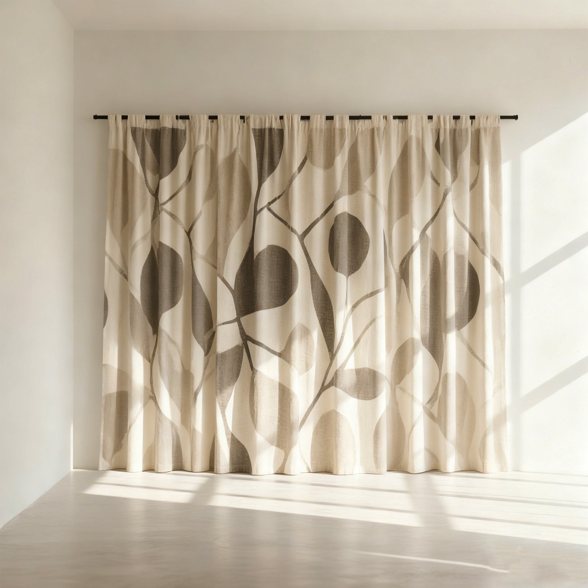 1.9m×2.1mサイズの遮光カーテン