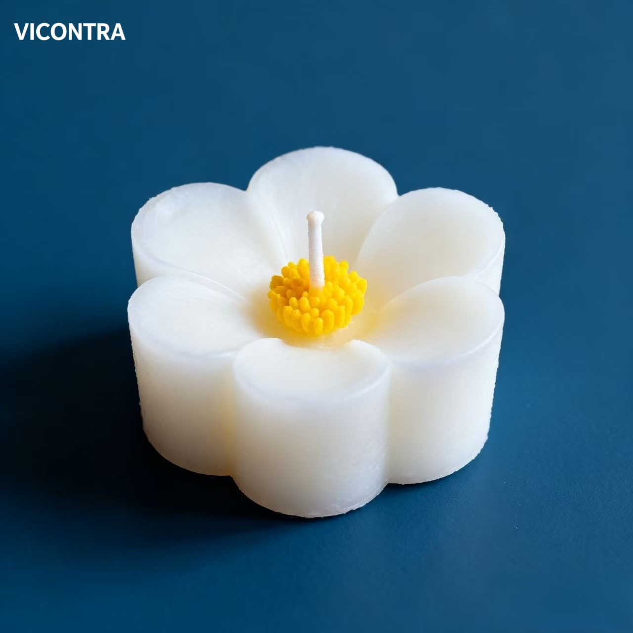 화이트 플라워 캔들 (4개)