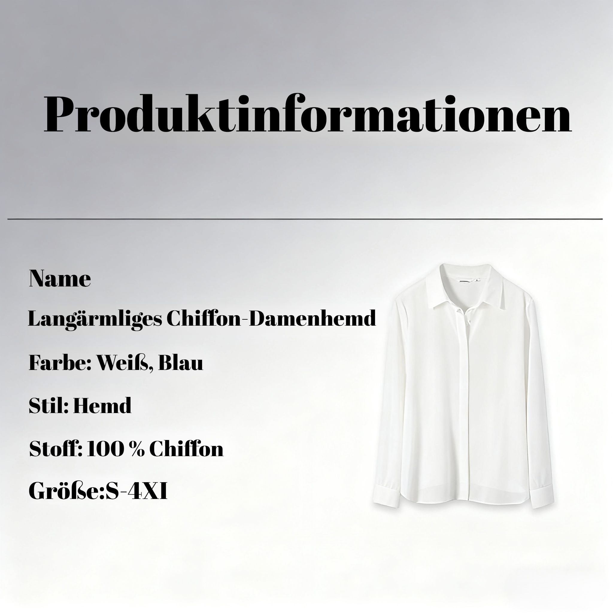 Elegante Frauenbluse im koreanischen Stil