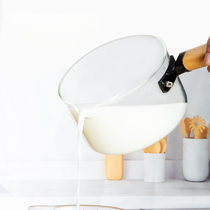 High borosilicate transparent Japanese snow pan