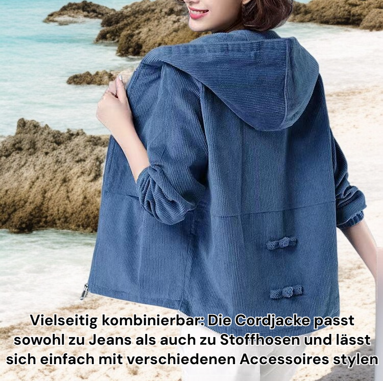Modische Cordjacke für Herren in Braun