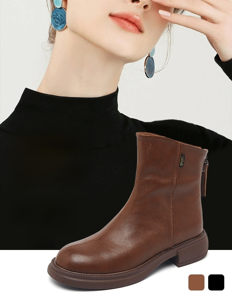 아름다운 다리 짧은 부츠