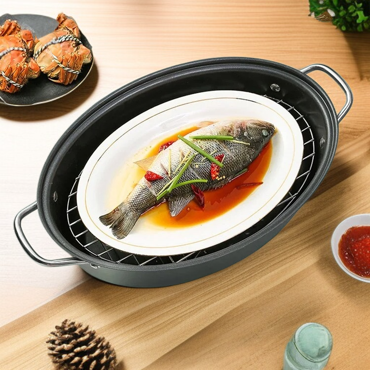 탄소강 소재로 제작된 찜기 냄비