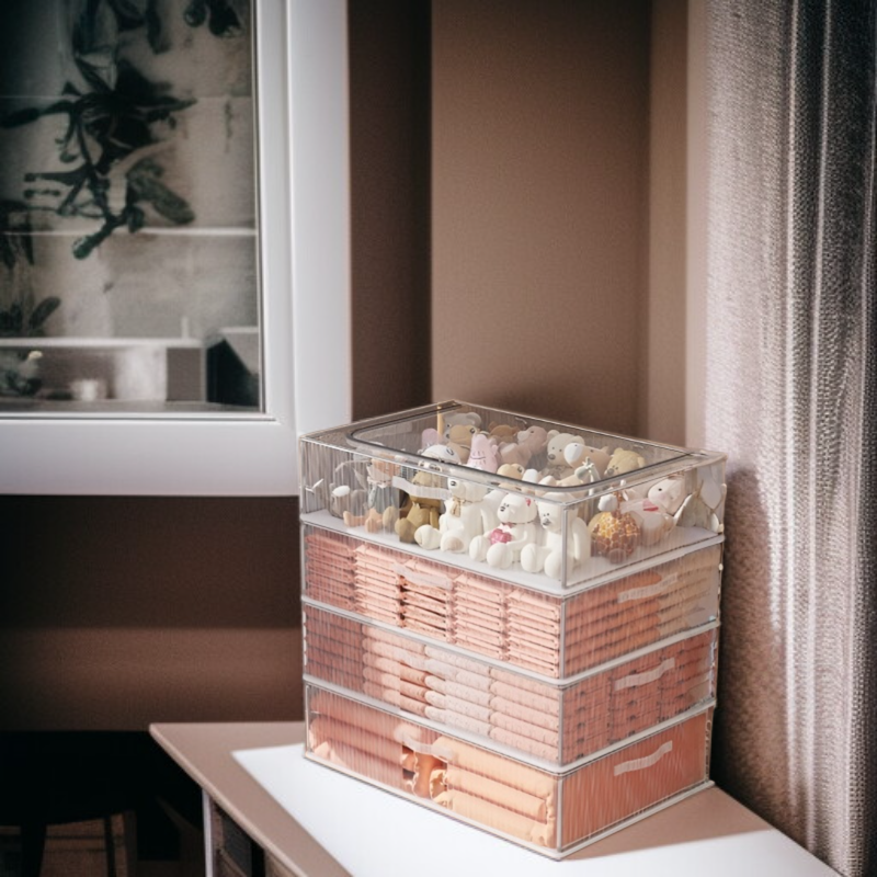 sturdy under bed storage bin in bedroom