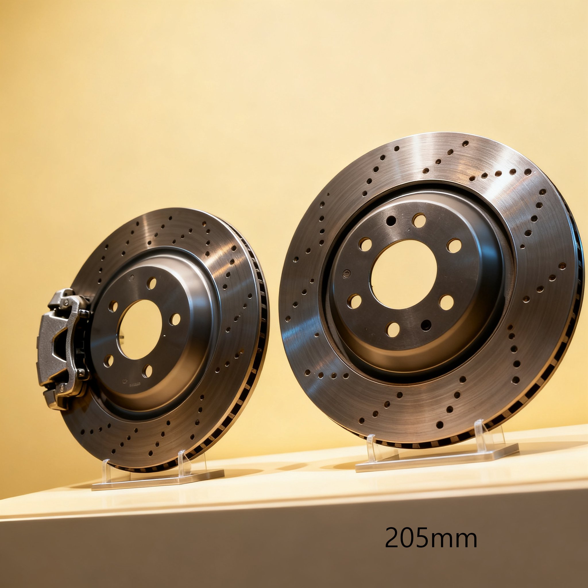 자동차 브레이크 라이닝 장착 예시