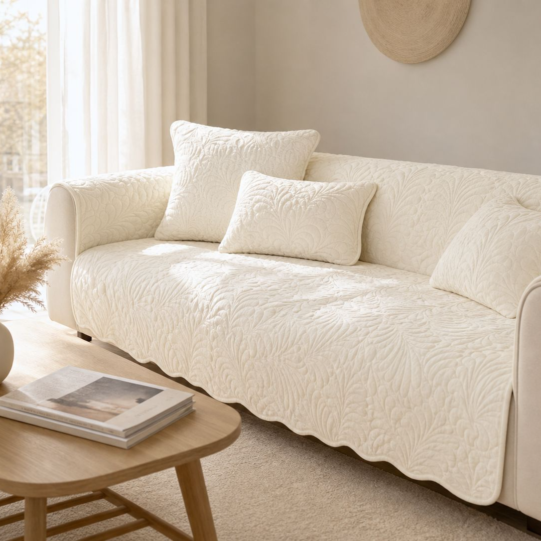 Soft Nordic Style Sofa Protector