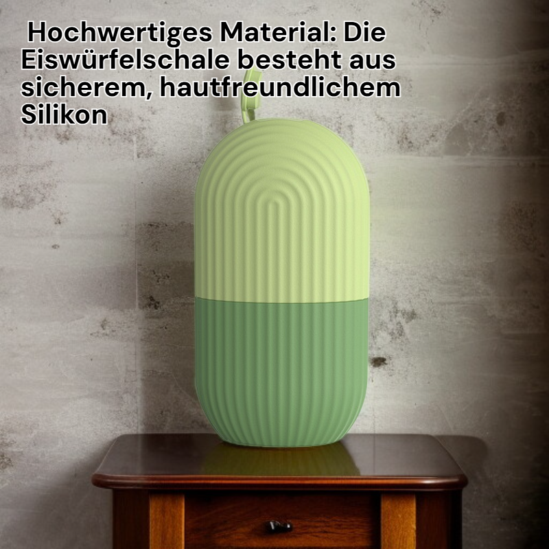 Tragbare Beauty-Eiswürfelschale, Gesichtseis-Massagegerät, Diamant-Design