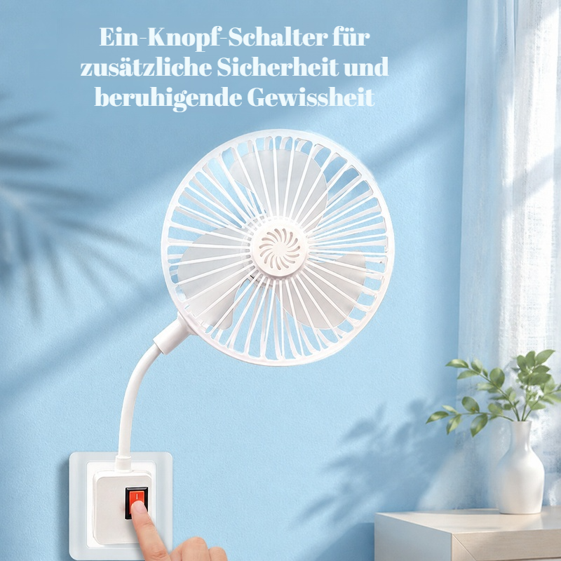Leiser, leistungsstarker All-in-One-Ventilator mit drei Steckern für den Heimgebrauch