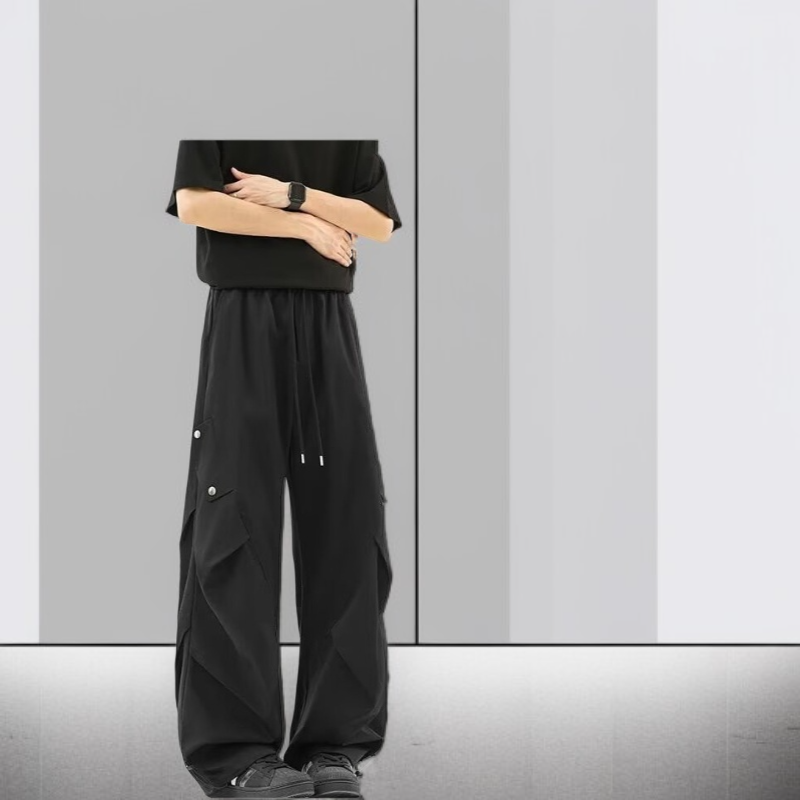 디자인감 빈티지 캐주얼 팬츠 캐주얼 남성 팬츠 봄여름 카고 팬츠 아메리칸 팬츠