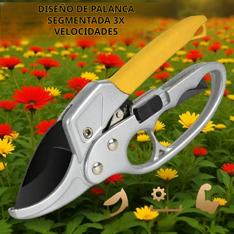 Tijeras de podar multifuncionales de acero inoxidable para jardinería