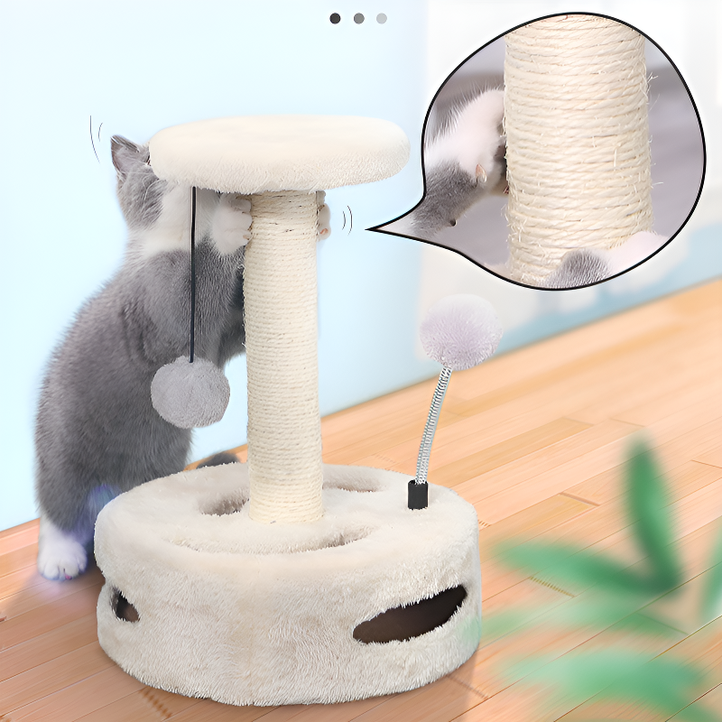 猫用回転盤タイプ爪とぎトイ