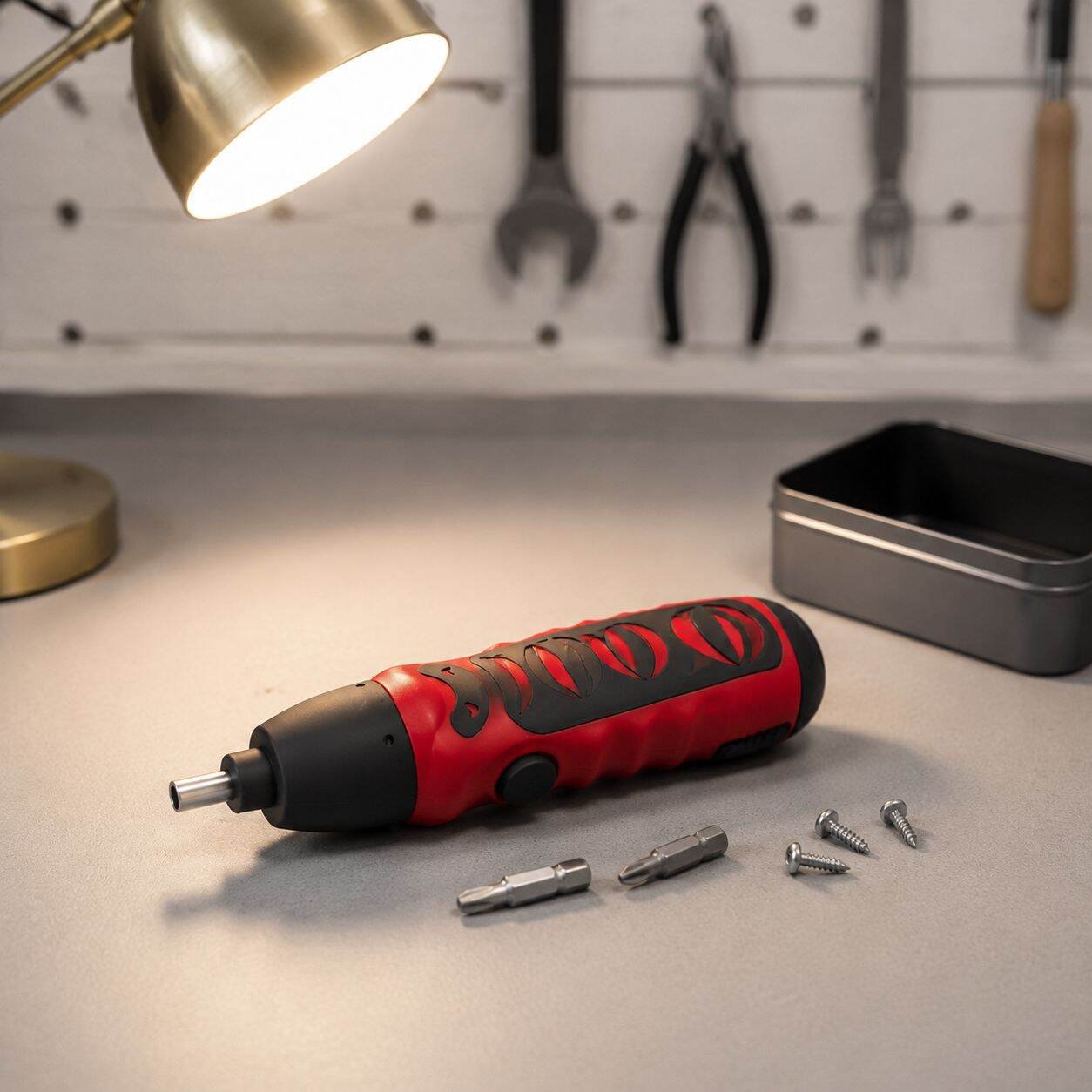 6V Battery Powered Mini Electric Screwdriver Drill for Furniture Assembly