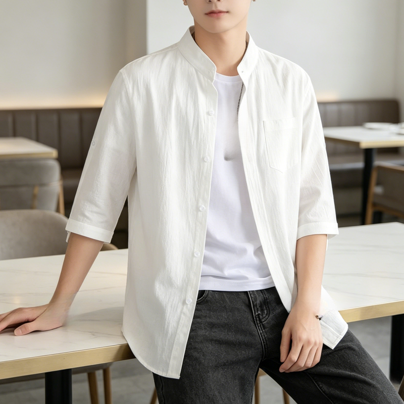 Shanlida Dia 남성 중국풍 가디건