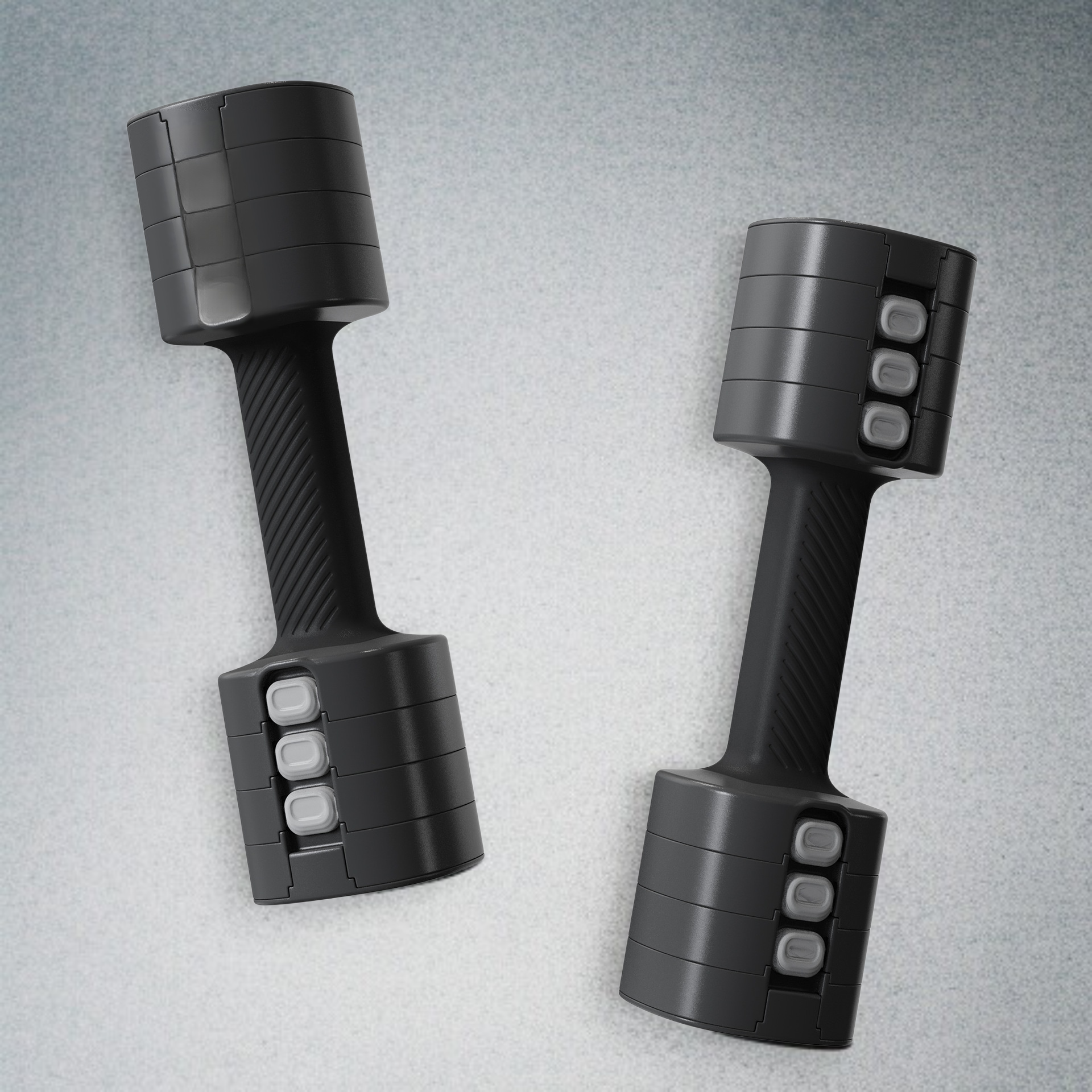 家庭用ダンベル 調節可能な重量の適性の運動装置 クイック・オプション・ラバー・ダンベル フィットネス・ホーム・ダンベル・セット