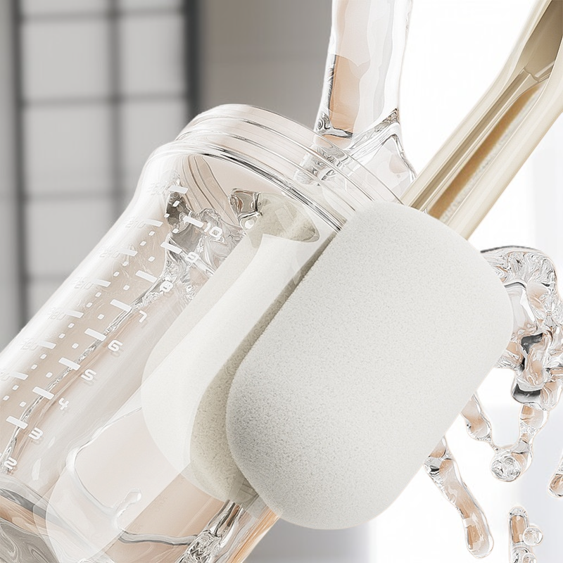 Cepillo especial con mango largo para limpieza de biberones