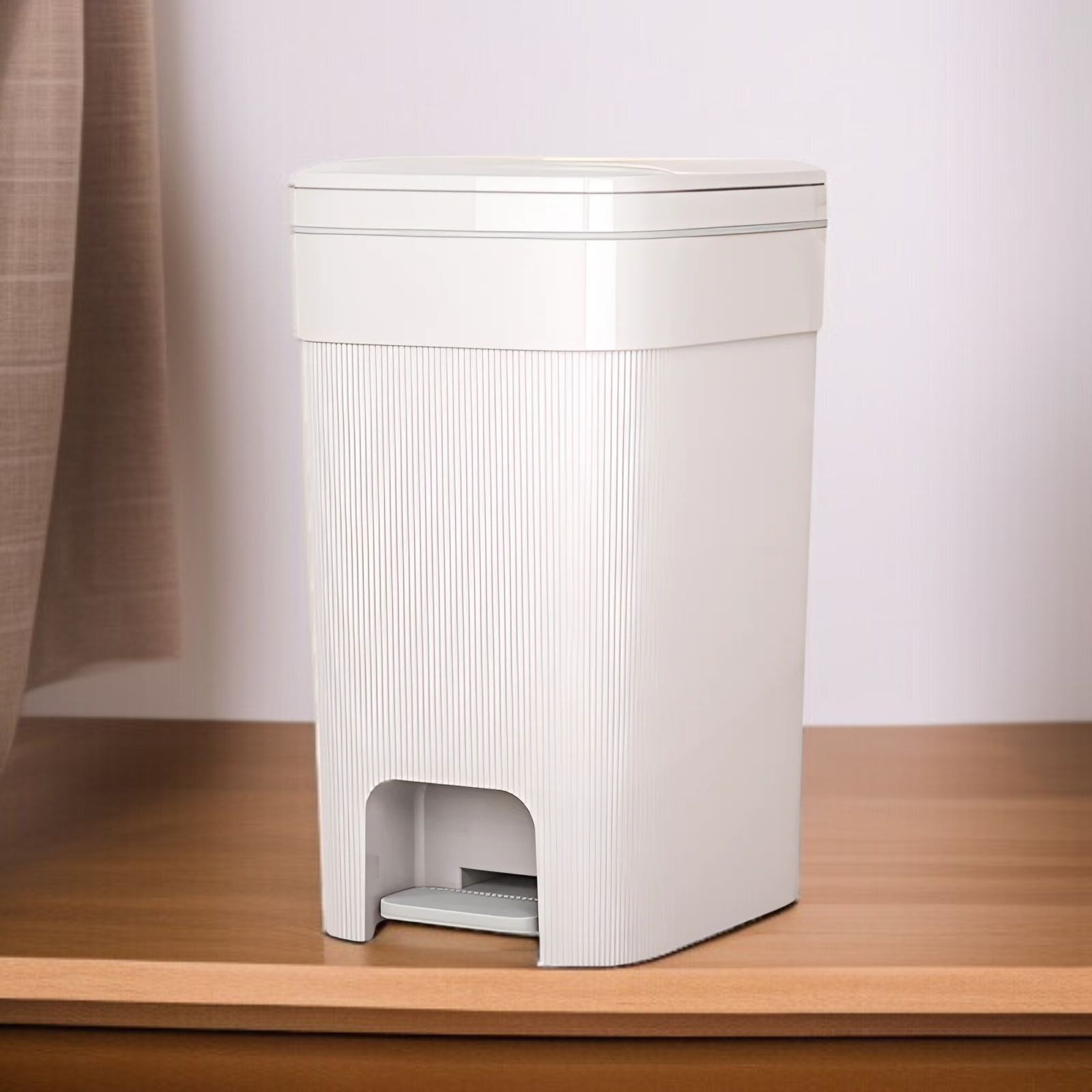 家庭用キッチンゴミ箱縦型パターン大容量ゴミ箱リビングルームバスルームゴミ箱蓋付きトイレゴミ箱寝室大型ゴミ箱高級ゴミ箱