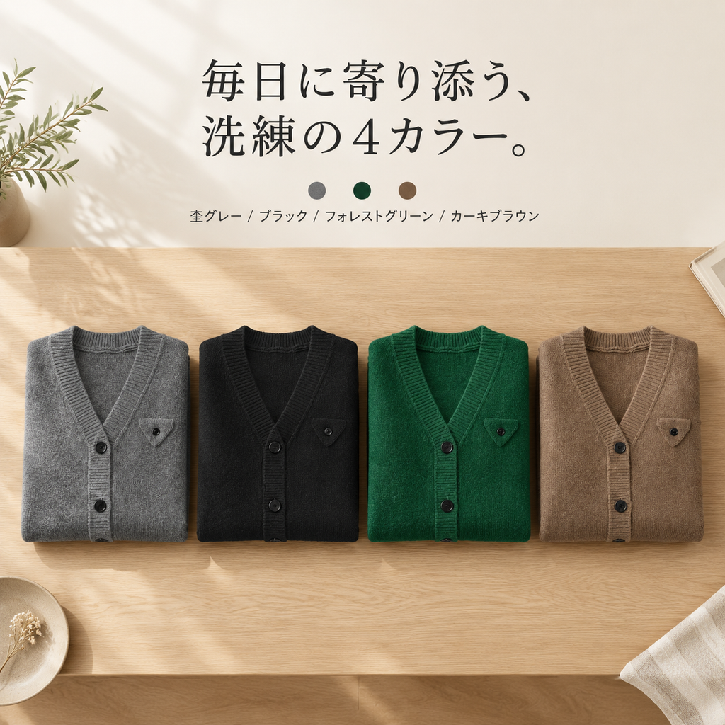 春秋冬 レディース レトロ長袖カーディガン ニット