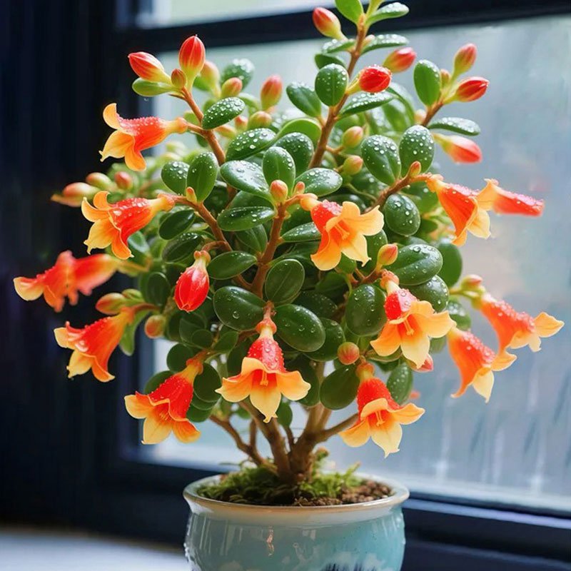 【蚊よけ】キンギョの花のつる蘭は寒さに耐え、熱に耐えてホルムアルデヒドを吸収し、生きやすい苗木を育てることができる