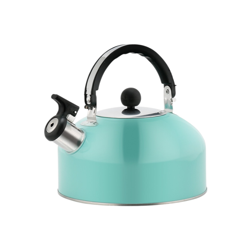 Flat-bottomed stainless steel kettle