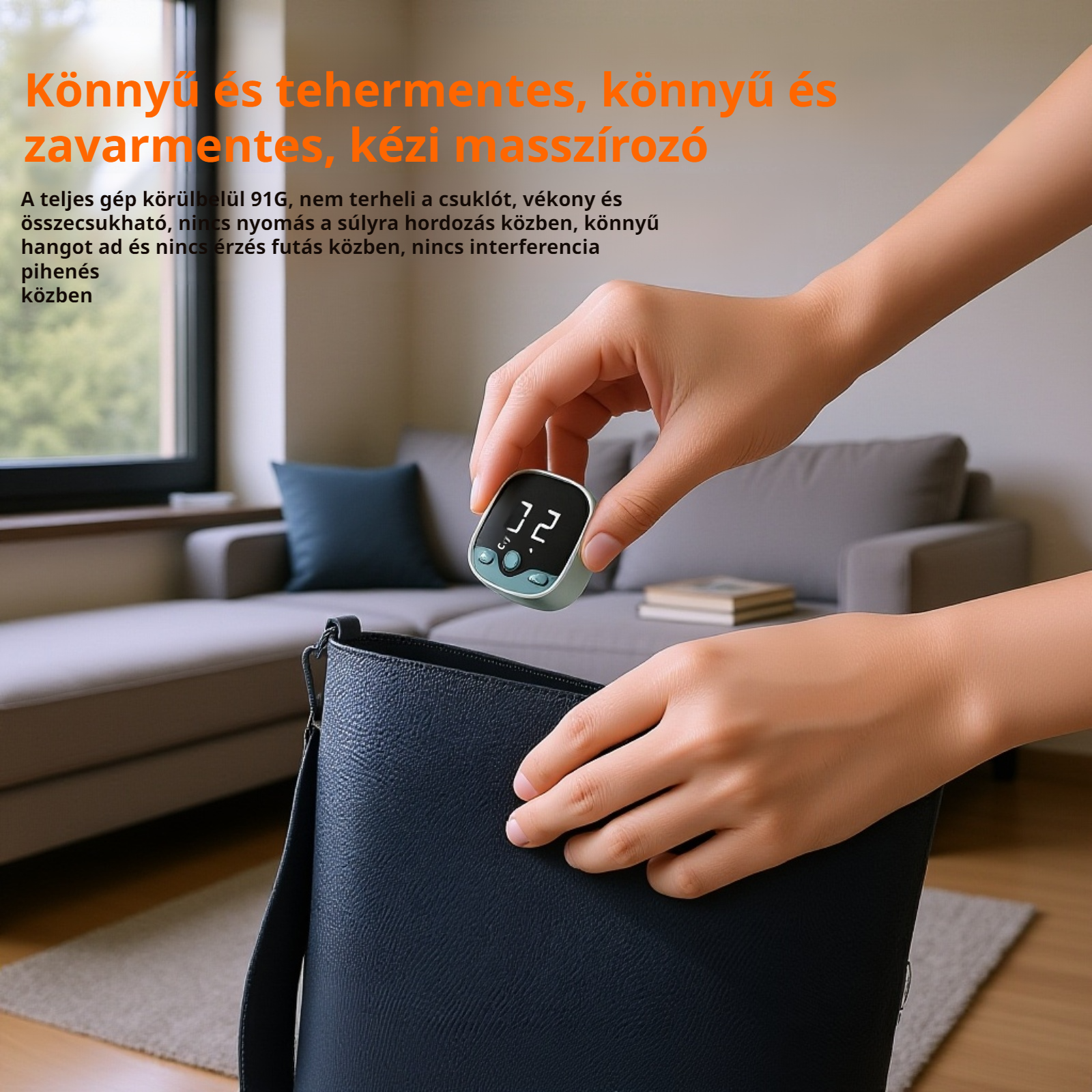 Elektromos csuklómelegítő és masszírozó, ínhüvelygyulladás elleni eszköz