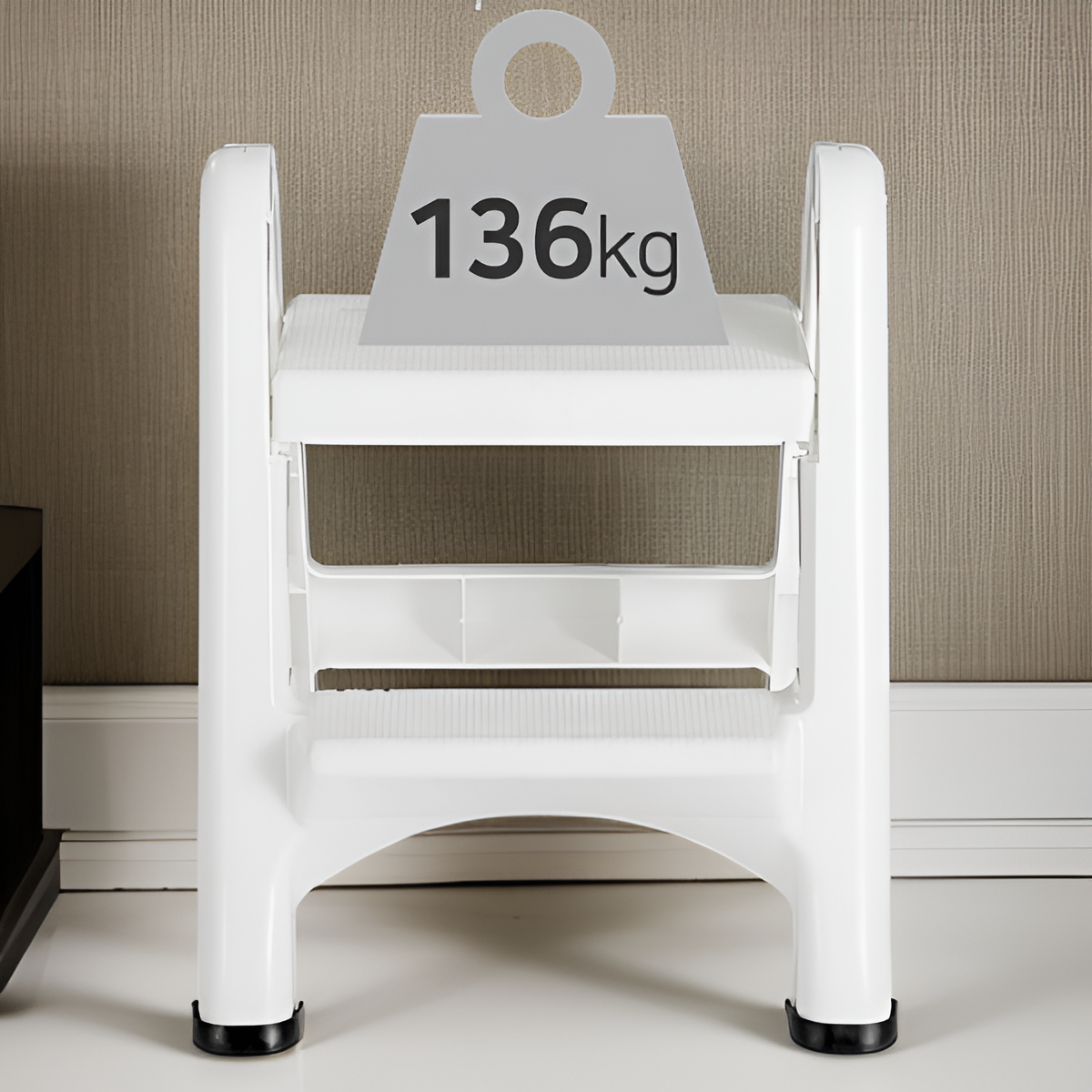 튼튼한 2단 스툴 구조