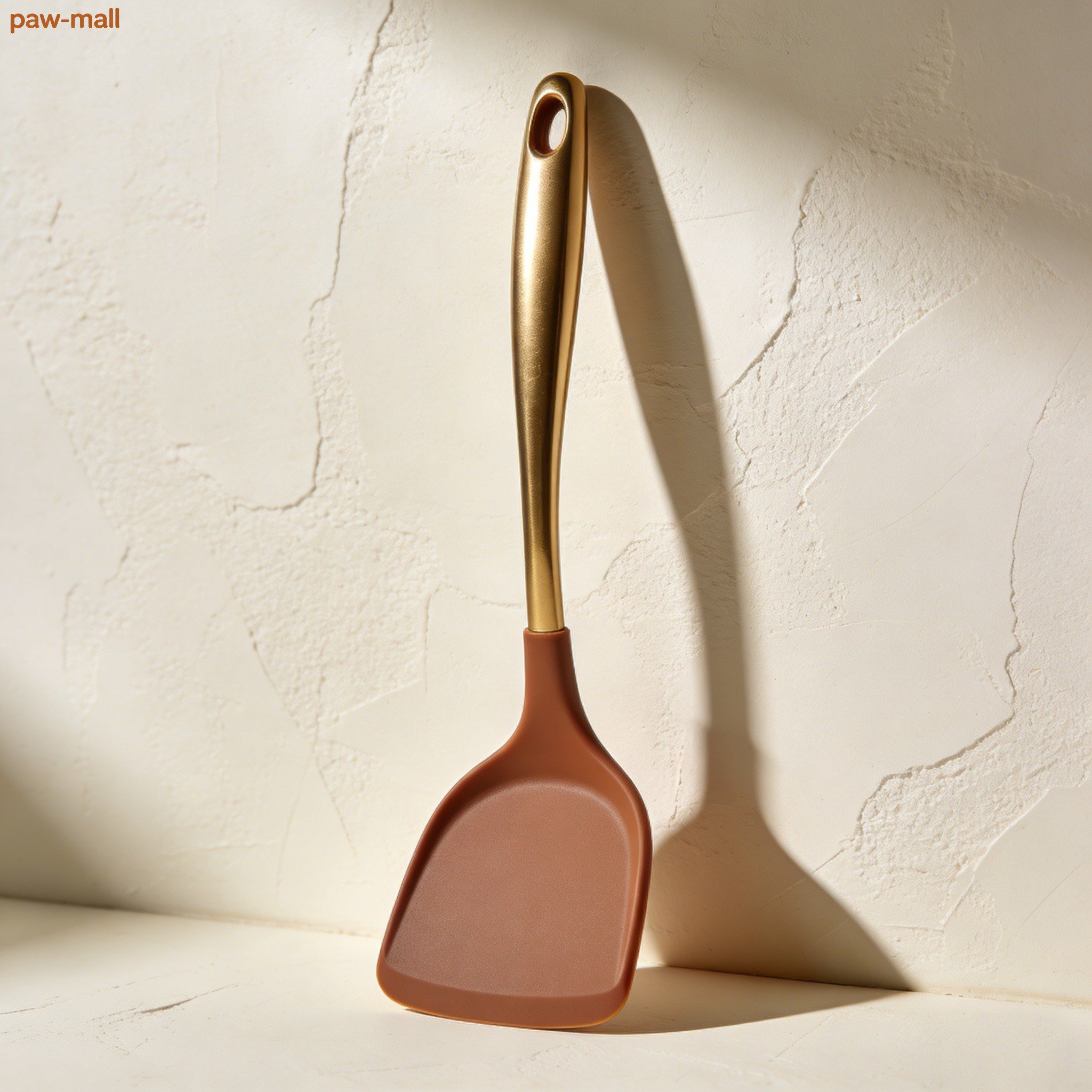 high-temperature resistant silicone spatula close-up