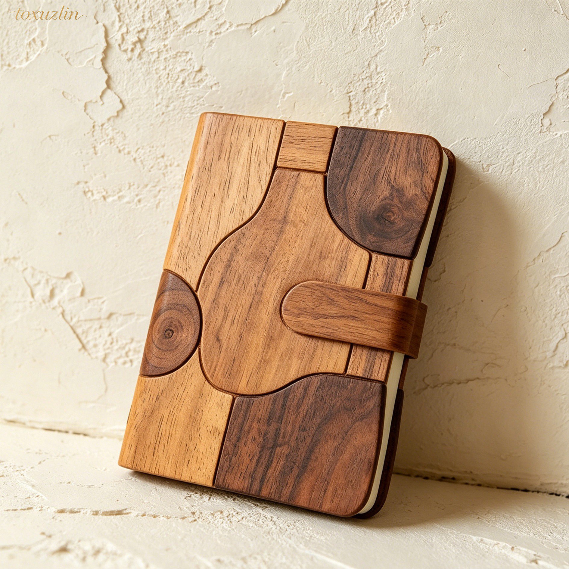 Carnets créatifs à couverture en bois