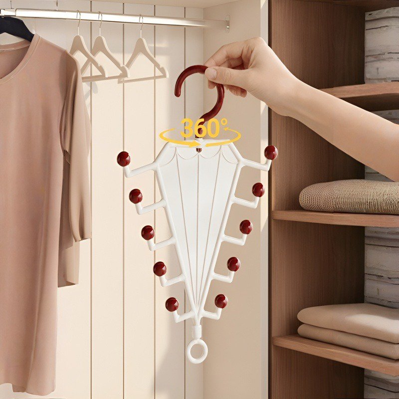 V-Shaped Double-Sided Clothes Hanger Organizer
