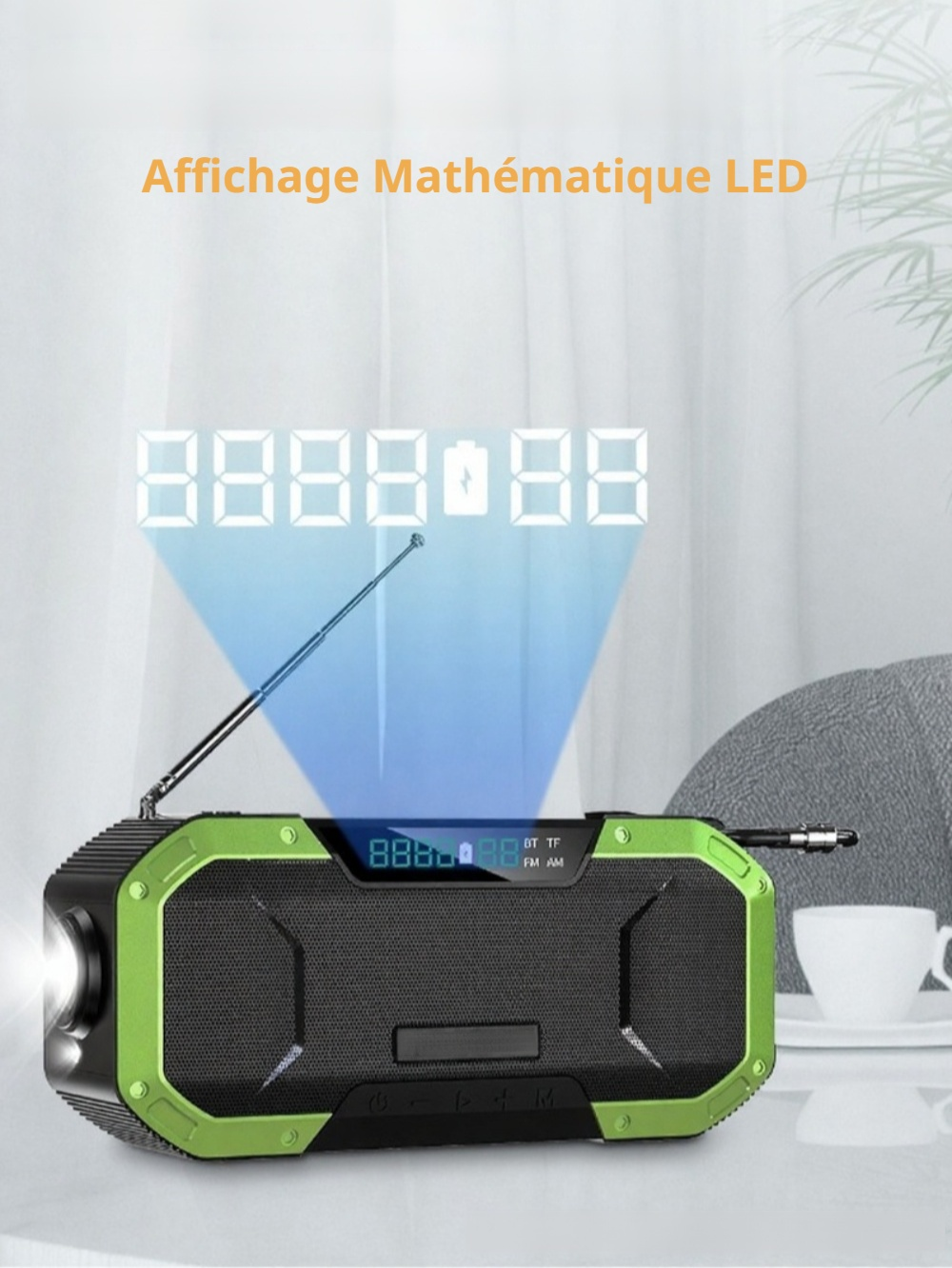 Radio résistante à l'eau pour activités extérieures