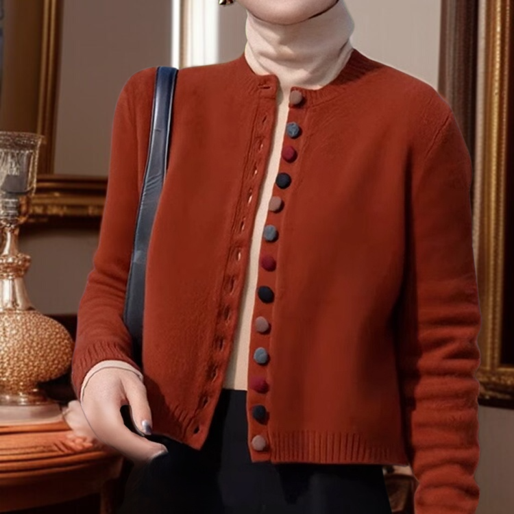 스웨터 여 긴팔 니트 카디건 패션 살 가리고 날씬해 보이는 도파민 스웨터 여 패션 니트 카디건