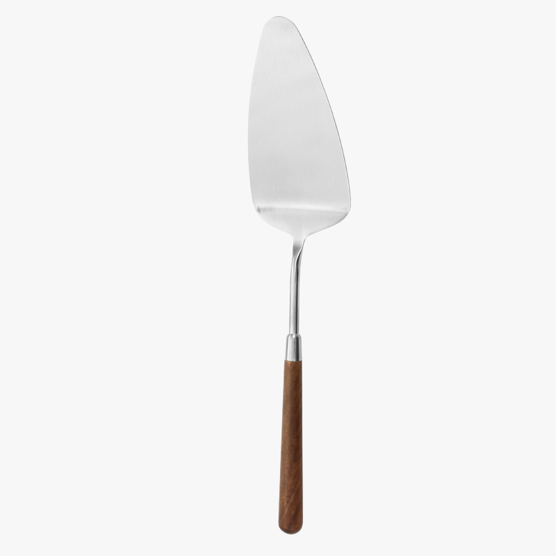 家庭用ヘラ ウォールナット・キッチン雑貨 クッキングステンレスヘラ ケーキ・スープ・スプーン・ナイフ・ヘラ ナイフ ヘラセット 鍋用食器