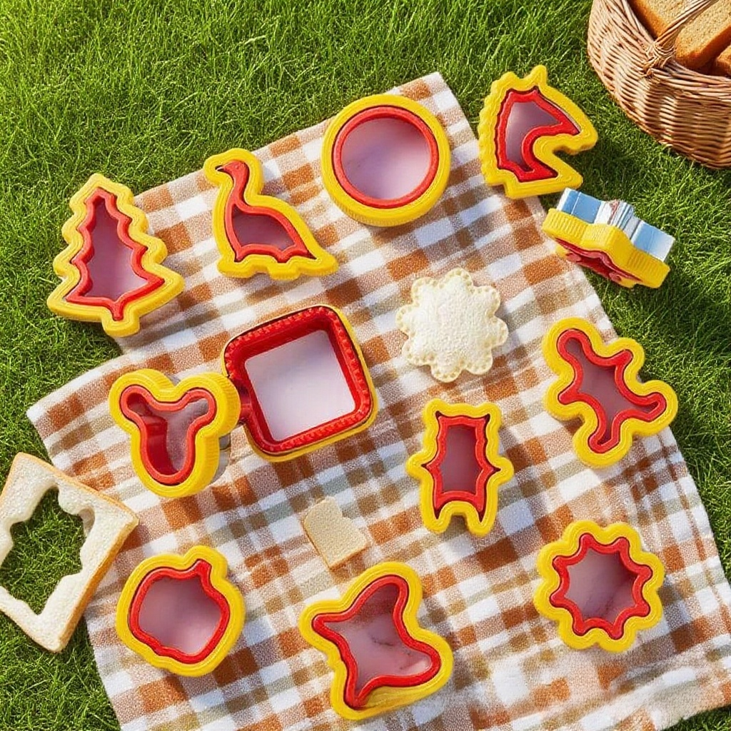 Sandwichschneider mit Cartoon-Motiv, Edelstahl