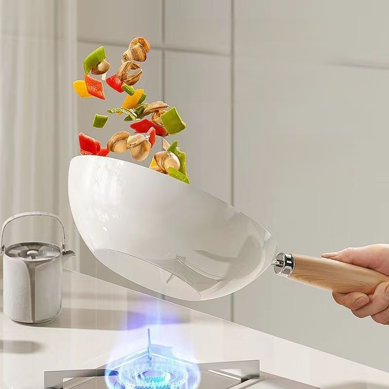 White Ceramic Nonstick Frying Pan