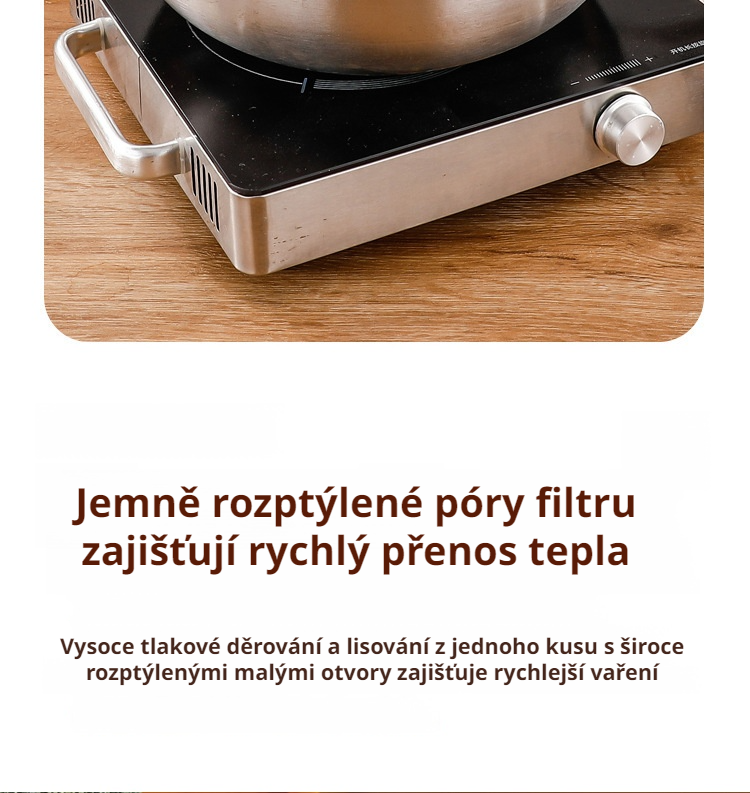 Zdravé vaření s napařovacím podnosem z nerezu