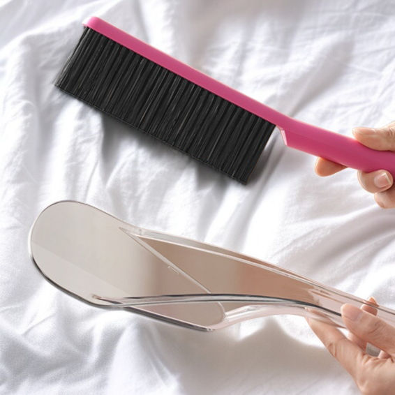 Detalle de cerdas suaves del cepillo de limpieza