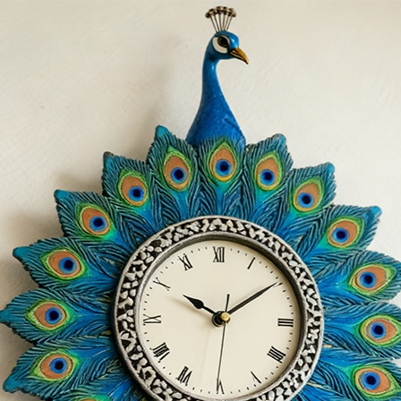 공작 예술 벽걸이 시계