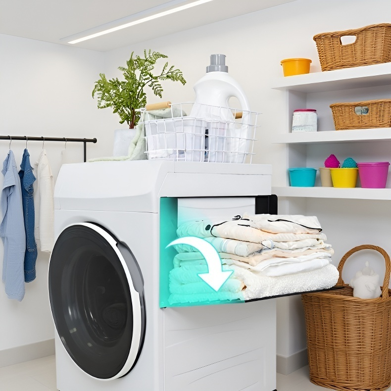 dirty clothes storage basket