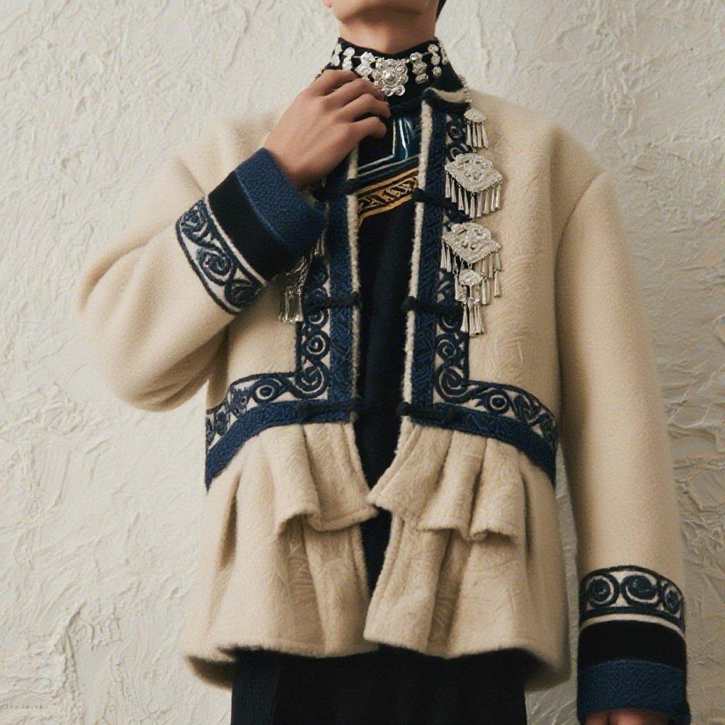 남성 신사 빈티지 재킷 전체 이미지