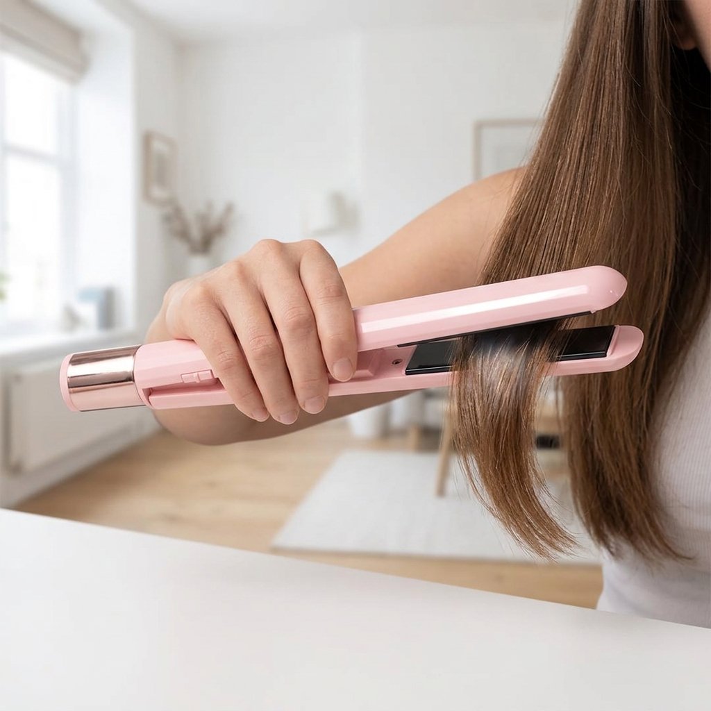 Mini Hair Straightener for Air Bangs