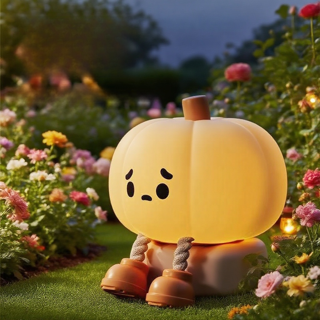 실내 장식에 어울리는 할로윈 호박 수면등