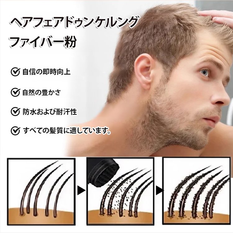 即効性、持続10日間、防水ヘアコンシーラー