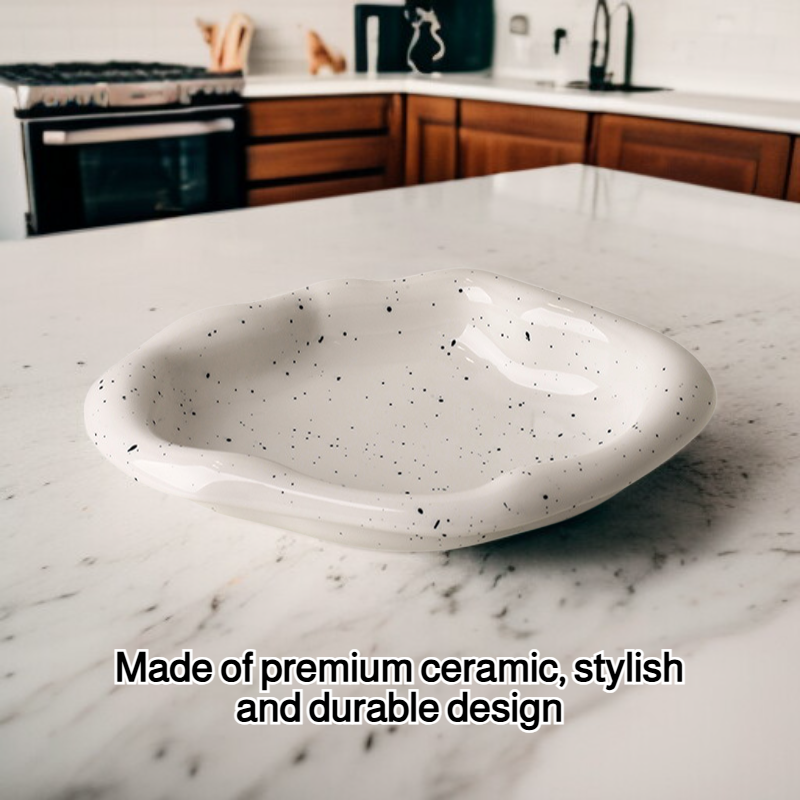 Luxury Ceramic Snack Plate